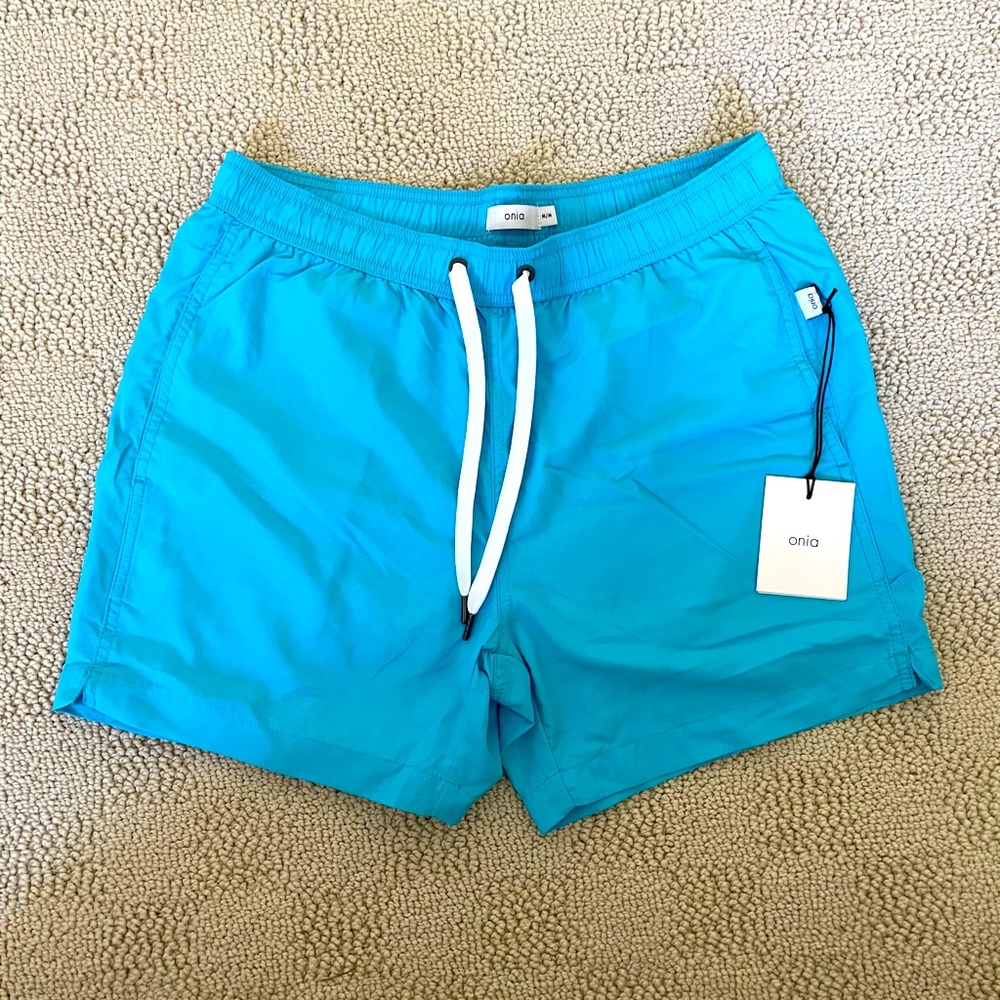 Onia The Charles Blue 5 inch Swimsuit short